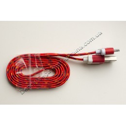 Кабель USB для IPHONE 4 в оплетке (1,2 м) Кабель USB для IPHONE 4 в оплетке (1,2 м)