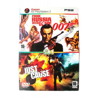 Диск PS-2 (2 в 1) James Bond 007/ Just Cause