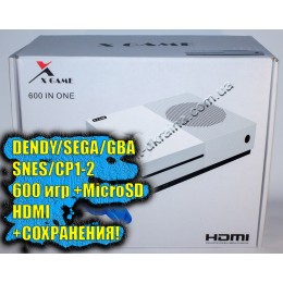 X-Game HDMI (600 игр Денди, Сега, SNES, GBA. +microSD) 