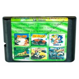 Картридж Сега 10 в 1 Lion King-2/ Turbo Outrun
