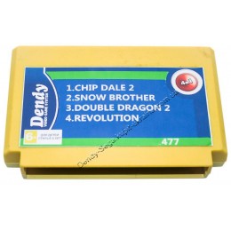 Картридж денди Chip Dale 2/ Double Dragon 2/ Revolution/ Snow Brother Картридж денди Chip Dale 2/ Double Dragon 2/ Revolution/ Snow Brother