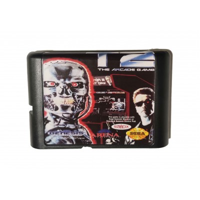 Картридж Sega 16 bit Terminator-2: Arcade (Терминатор 2: Аркадный режим) 