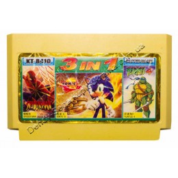 Картридж денди Turtles 4/ Sonic 5/ Spiderman Картридж денди Turtles 4/ Sonic 5/ Spiderman