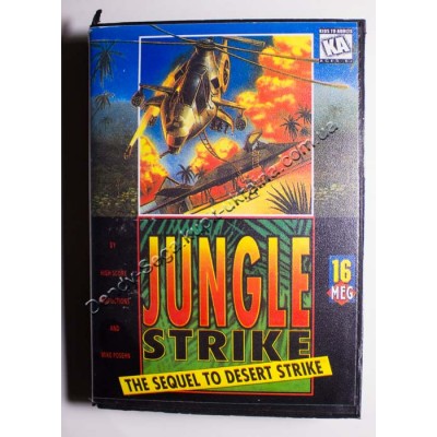 Картридж Sega Mega Drive 16 bit  Jungle Strike (в коробке)