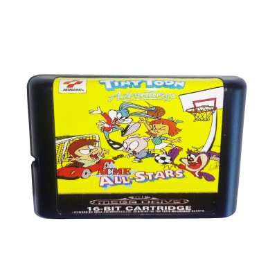 Картридж Sega Mega Drive 16 bit Tiny Toon All Stars