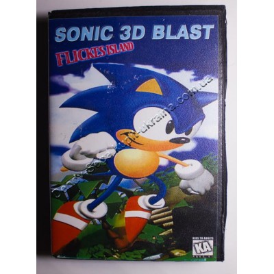 Картридж Sega Mega Drive 16 bit Sonic 3D Blast (в коробке)