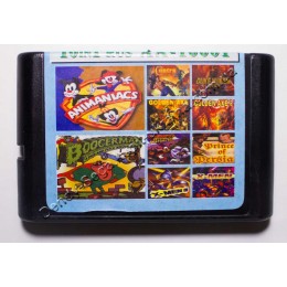 Картридж Сега 10 в 1 BoogerMan/ Golden Axe 1+2/ Contra/ Duke Nukem 3D
