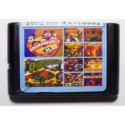 Картридж Sega Mega Drive 16 bit BoogerMan/ Golden Axe 1+2/ Contra/ Duke Nukem 3D/ Animaniacs/ Goofy/ Prince of Persia/ X Man/ X Man 2