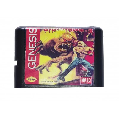 Картридж Sega 16 bit Splatter House 3 (Дом ужасов 3)