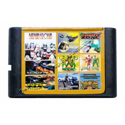 Картридж Sega 16 bit Batman Return-Forever-Robin-Revenge Joker 