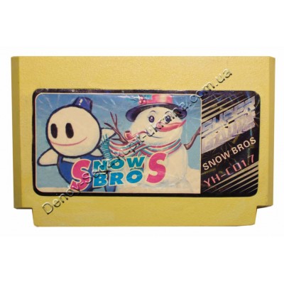 Картридж Dendy 8 bit Snow Bros