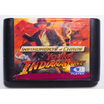 Картридж Sega Mega Drive 16 bit Indiana Jons Instrument Chaos Картридж Sega Mega Drive 16 bit Indiana Jons Instrument Chaos
