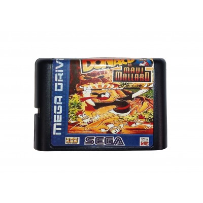 Картридж Sega Mega Drive 16 bit Donald Duck in maui mallard
