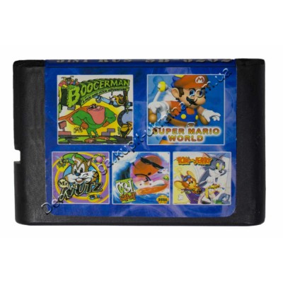 Картридж Sega (в коробке) BoogerMan/ Super Mario World/ Tom and Jerry