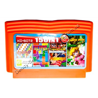 Картридж Dendy 8 bit Adventure Island/Tetris/Jewelry/Chinese Chess