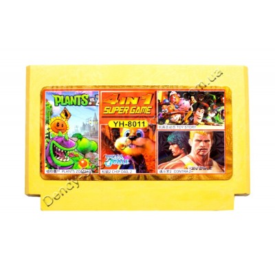Картридж Dendy 8 bit Contra-2: Super Contra/Chip Dale-2/Plants Zombies/Toy Story Картридж Dendy 8 bit Contra-2: Super Contra/Chip Dale-2/Plants Zombies/Toy Story