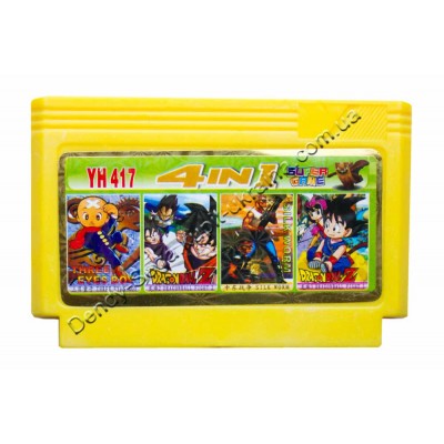 Картридж Dendy 8 bit 3 Eye Boy/Dragon Ball 1+2/Silk Worm 