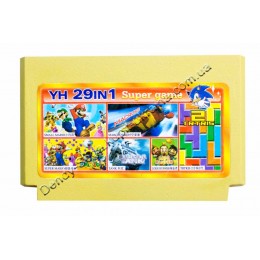 Картридж денди (29 в 1) Tank 90/ Super Mario/ Tetris-2/ Lode Runer Картридж денди (29 в 1) Tank 90/ Super Mario/ Tetris-2/ Lode Runer