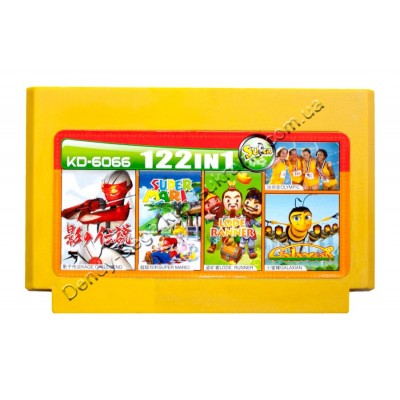 Картридж Dendy 8 bit Super Mario/Lode Runer/Galaxian/Kage of Legend/Olympic 