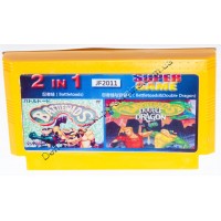 Картридж денди Battletoads 1 + Battletoads 2: Double Dragon