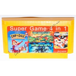 4 в 1 Chip Dale 1+2/ Turtles 1+4