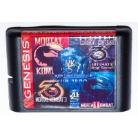 Картридж Сега 5 в 1 Mortal Kombat Антология