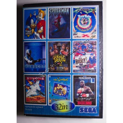 Картридж Sega Mega Drive 16 bit Alien 3/ Alien Storm/ Battletoads/ Batman/ Streets of Rage/ Cadcsh/ Chess/ Dizzy/ Eswat/ Flinstones/ Ghost Busters/ Golden Axe/ Golden Axe 2/ Home Alon 2/ James Bond:The Duel/ Micro Machines/ Pro Am/ Road Blasters/ Robocop 