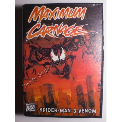Картридж Sega Mega Drive 16 bit Spiderman Maximum Carnage