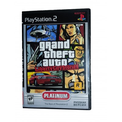 Grand Theft Auto: Liberty City Stories — диск PlayStation 2 (Гранд Тефт Авто: Либерти Сити Сториз)