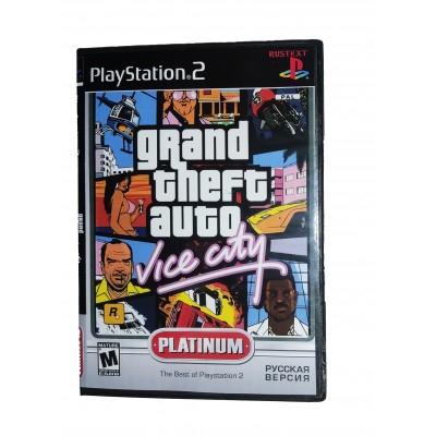 Grand Theft Auto: Vice City — диск PlayStation 2 (Гранд Тэфт Авто: Вайс Сити)