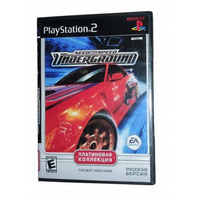 Need for Speed: Underground — диск PlayStation 2 (Нид фор Спид: Андерграунд)