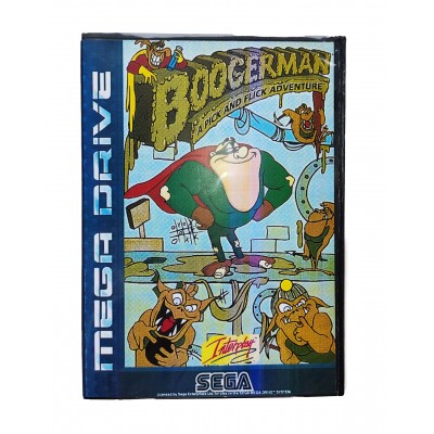 Boogerman: A Pick and Flick Adventure (в коробке) — картридж для Сега Мега Драйв 2