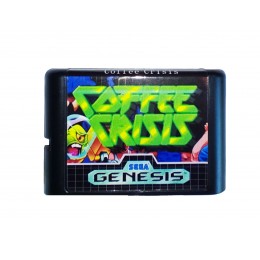 Coffee Crisis 2017 — картридж для Sega Mega Drive 2 (Кофі Крайсіс 2017)