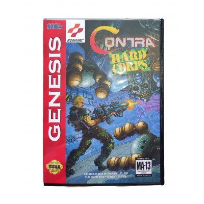 Contra: Hard Corps (в коробке) — картридж для Сега Мега Драйв 2