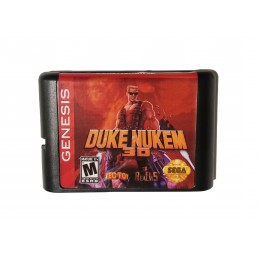Duke Nukem 3D — картридж для Sega Mega Drive 2 (Дюк Нюкем 3Д)