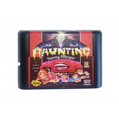 Haunting Starring Polterguy — картридж для Сега Мега Драйв 2 (Призрачные Истории)