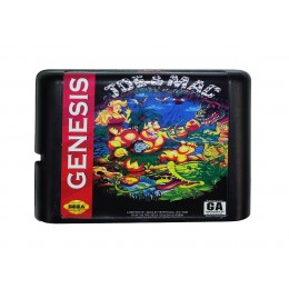 Joe & Mac — картридж для Sega Mega Drive 2 (Джо енд Мак)