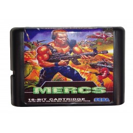 Mercs — картридж для Sega Mega Drive 2 (Меркс)