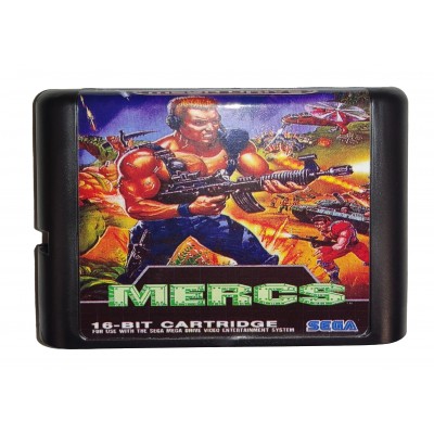 Mercs — картридж для Сега Мега Драйв 2 (Наемники)
