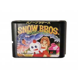 Snow Bros — картридж для Sega Mega Drive 2 (Сноу Брос)
