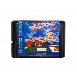 Street Racer — картридж для Sega Mega Drive 2 (Стріт Рейсер)