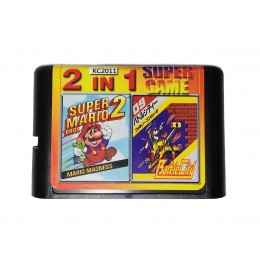 Super Mario Bros + Battle City — картридж для Sega Mega Drive 2 (Супер Маріо Брос + Батл Сіті)