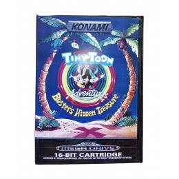 Tiny Toon Adventures: Buster's Hidden Treasure (у коробці) — картридж для Sega Mega Drive 2