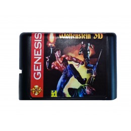 Wolfenstein 3D 2018 — картридж для Sega Mega Drive 2 (Вольфенштайн 3Д 2018)