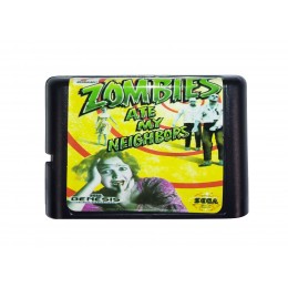 Zombies Ate My Neighbors — картридж для Sega Mega Drive 2 (Зомбіс Ейт Май Нейборс)